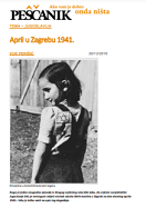 April in Zagreb 1941 Cover Image