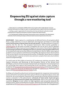 Empowering EU against state capture through a new monitoring tool Cover Image