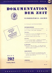Documentation of Time 1959 / 202 Cover Image