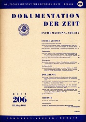 Documentation of Time 1960 / 206 Cover Image