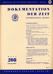 Documentation of Time 1960 / 208 Cover Image