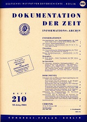 Documentation of Time 1960 / 210
