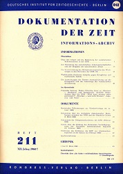 Documentation of Time 1960 / 211 Cover Image