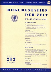 Documentation of Time 1960 / 212 Cover Image