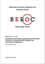 Динамика инфляции и Денежных Агрегатов в Беларуси: стационарный Процесс или случайное Блуждание?