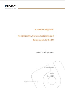 A Date for Belgrade? Conditionality, German leadership and Serbia’s path to the EU Cover Image