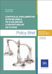 Controlul parlamentar şi problemele de echilibrare a raporturilor de putere