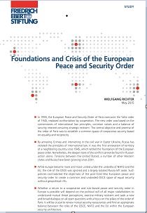 Foundations and Crisis of the European Peace and Security Order Cover Image