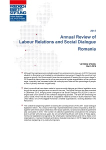 2015 -  Annual Review of Labour Relations and Social Dialogue Romania Cover Image