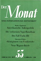 THE MONTH. Year V 1953 Issue 53