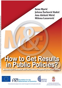 HOW TO GET RESULTS IN PUBLIC POLICIES? Monitoring & Evaluation with the Evidence Supplied by the Civil Society Cover Image