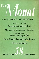 THE MONTH. Year V 1953 Issue 58 Cover Image
