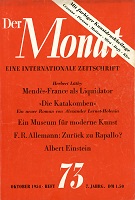 THE MONTH. Year VII 1954 Issue 73 Cover Image