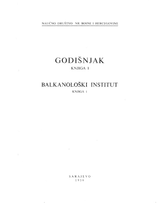On the Dialectal Value of the Serbo-Albanian Vocabulary of Kujundžić Cover Image