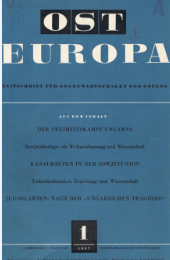 UMSCHAU: Die osteuropäischenStaaten auf der Weltkraftkonferenz 1956