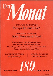 THE MONTH. Year 16, 1964, Issue 189 Cover Image