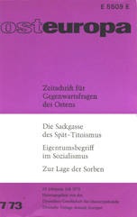 From Dogmatic "Ostrechtsforschung" to Dialictical "Westrechtsforschung" Cover Image
