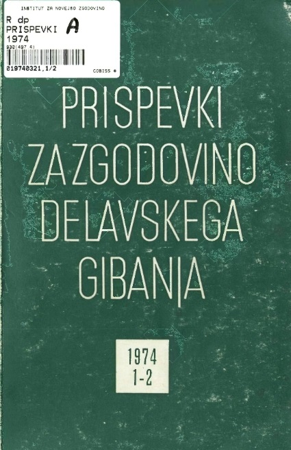 Programme and Organisation Acitvities of the Slovene Political Parties to Win the Support of the Rural Population 1918-1920 Cover Image