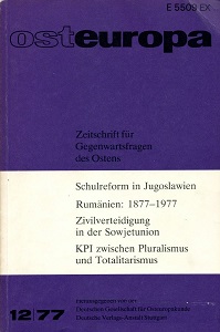 German-Soviet 1977 Economic Consultations in Munich Cover Image