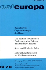 Sechzig Jahre Denkmalschutz in der Sowjetunion