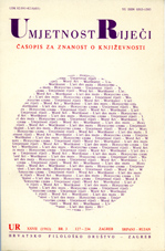 Attributes in Botić' s Bijedna Mara. A Stylistic Contribution to Croatian Literary Romanticism Cover Image