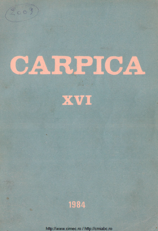 Bacău County in the XV-XIX centuries (I) Cover Image