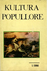 Bibliography of the folkloric and ethnographich edition during the year 1984 (selected) Cover Image