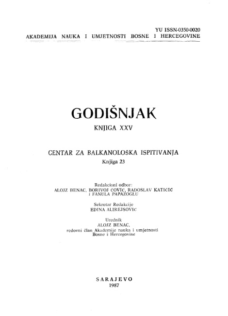 Traces of Mene Cult in Yugoslavia