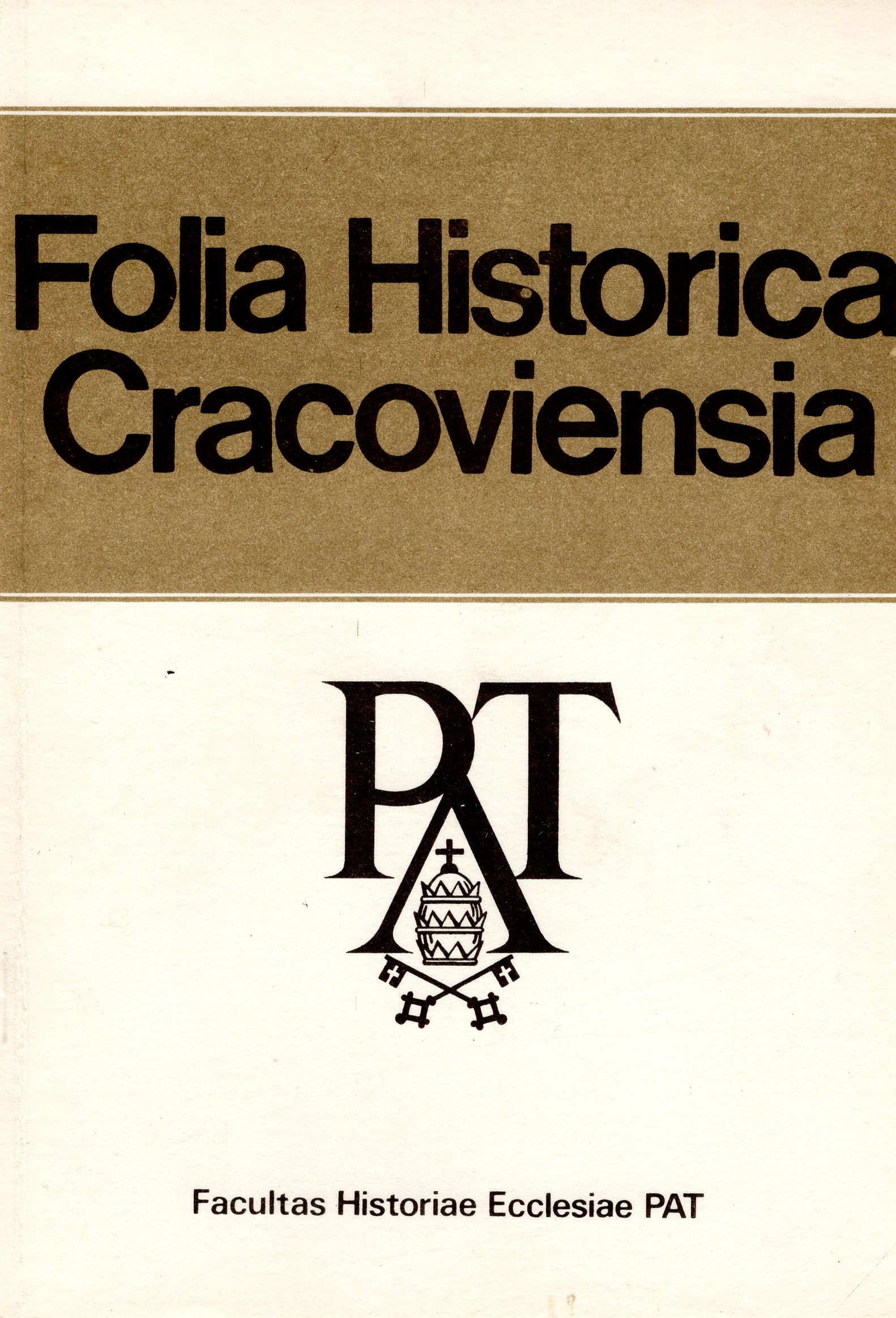 From the works of the Faculty of the History of the Church at the Papal Theological Academy, 1981-1989 Cover Image