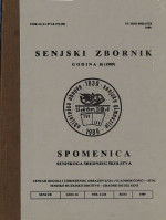 SENJ GYMNASIUM IN SCHOOL REPORTS FROM 1852/53 TO 1939/40. Cover Image