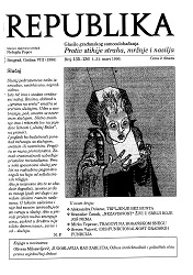 REPUBLICA, Vol. VIII (1996), Issue 135+136, March 1-31 Cover Image