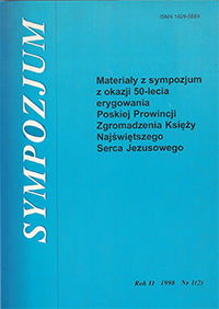 Yesterday's and today's challenges of the Church and society towards the Polish Province of SCJ Cover Image