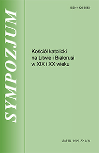 From the Polish Church to the Church of Polish people in the East? Cover Image