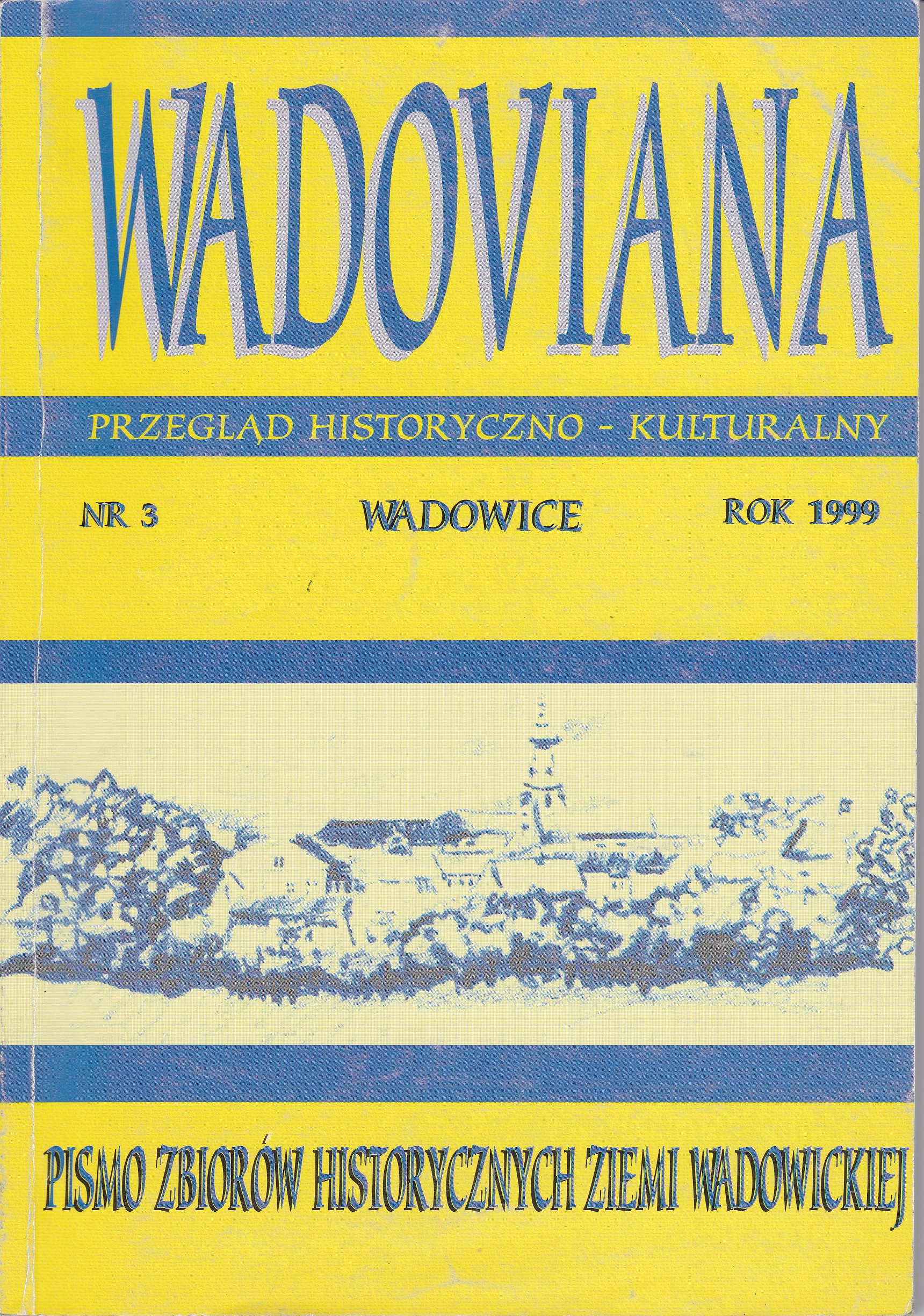 Drzwi ozwierać ślebodzie - silhouette of a resident of Wadowice, Władysław Zbigniew Balon Cover Image