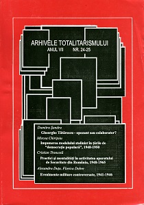 Destalinizarea în versiune românească Cazul Miron Constantinescu - Iosif Chișinevschi 1956 - 1961