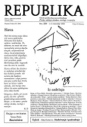 REPUBLIKA, Vol. XI (1999), Issue 226,  December 1-15 Cover Image