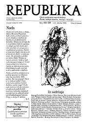 REPUBLIKA, Vol. XI (1999), Issue 222-223,  October 1-31 Cover Image