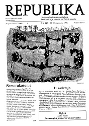 REPUBLIKA, Vol. XI (1999), Issue 221,  September 16-30 Cover Image