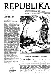 REPUBLIKA, Vol. XII (2000), Issue 244,  September 1-15 Cover Image