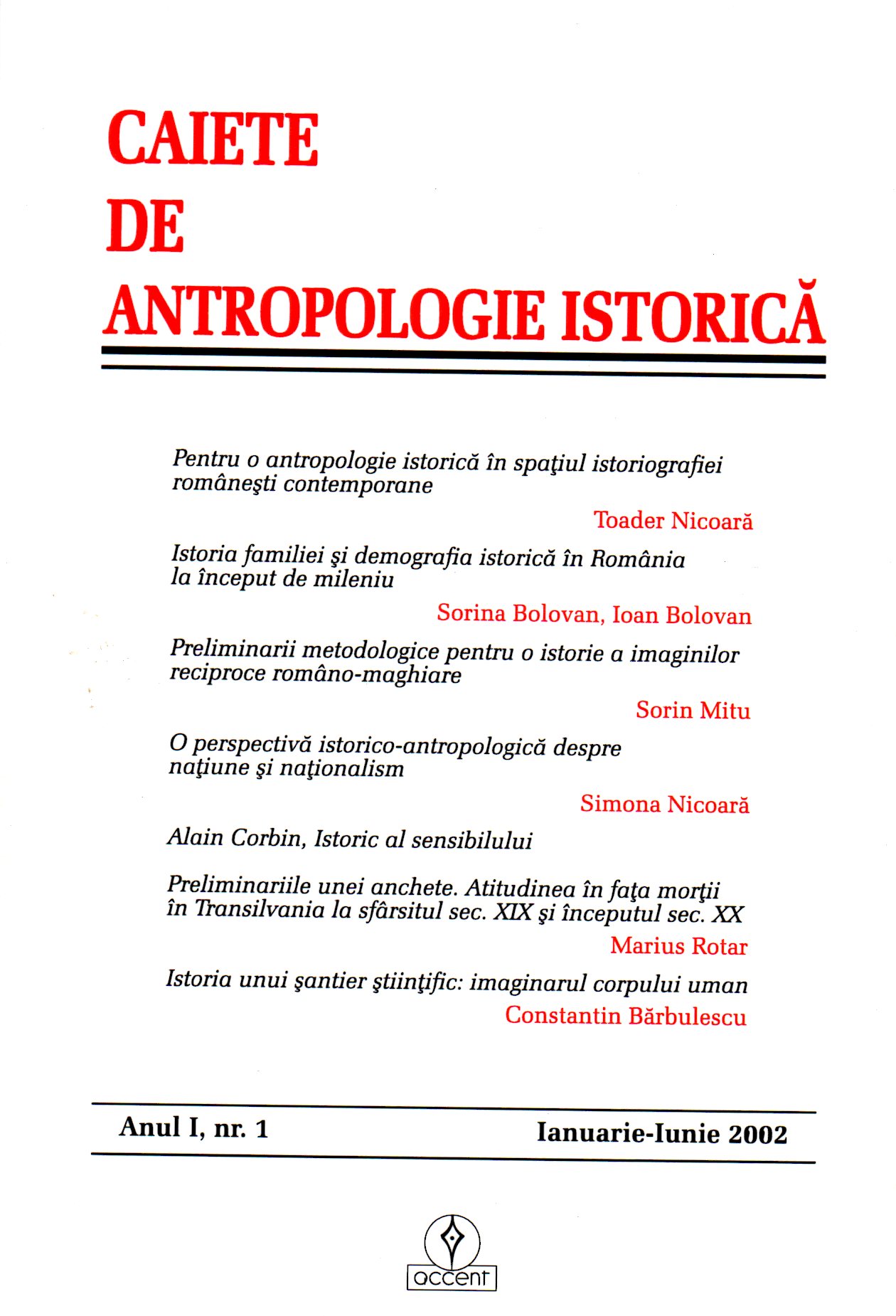 Catherine Durandin, Political Discourse and Modernisation in Romania (19th-20th Centuries), (Introduction: Simona Nicoară, translation into Romanian: Toader Nicoară); Editura Presa Universitară Clujeană, Cluj-Napoca, 2001 Cover Image