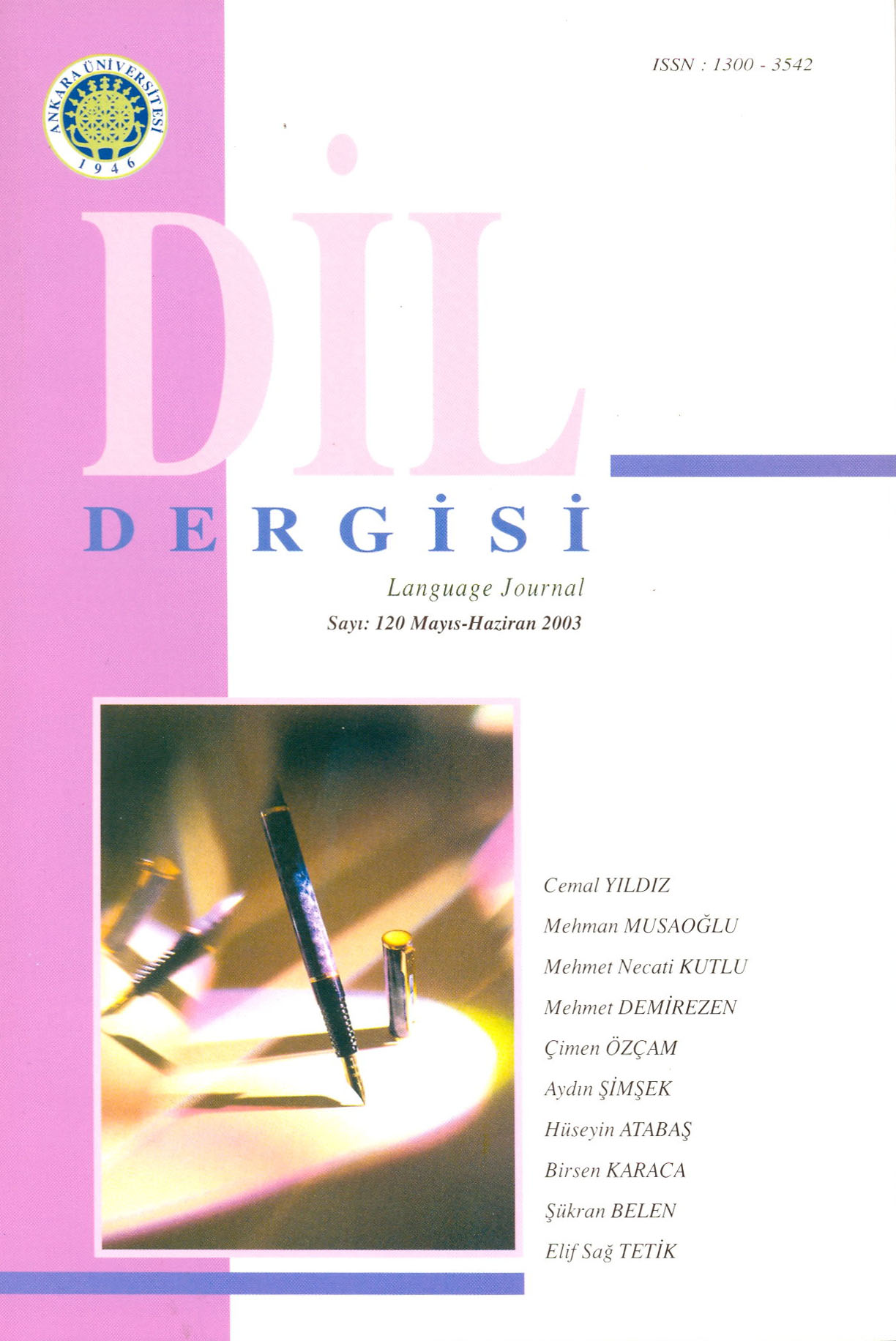 Functional Grammar and Text Composition in Turkish Cover Image