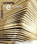 Scripta & e-Scripta - The Journal of Interdisciplinary Medieval Studies Cover Image