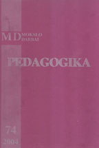 The Situation of Pedagogues' Professional Training in the Lithuanian Higher Schools: Students' Attitudes Cover Image