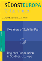 The Stability Pact, the Stabilisation and Association Process and the New EU Strategy: An Attempt to Set out the Political Context Cover Image