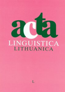 Adverbial time clauses in modern standard Lithuanian Cover Image