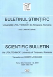 Lexical and Syntactic Features of the Romanian Information Letter Cover Image