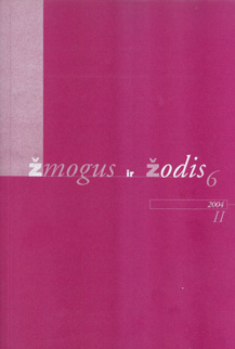 The Problem of Man Existence in the Writings of Šatrijos Ragana Cover Image