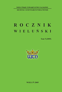 Hieronim from Wieluń - spiczyński in scientific research and in university didactics Cover Image