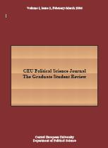 Content "CEU Political Science Journal" 02/2006 Cover Image