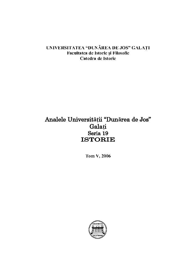 CAUSES OF THE END OF THE ENEOLITHIC IN THE AREA OF THE WEST - PONTIC COAST. THE SETTLEMENT FROM THE ISLAND OF “LA OSTROV”, ON LAKE TAŞAUL (NĂVODARI, CONSTANŢA COUNTY) Cover Image